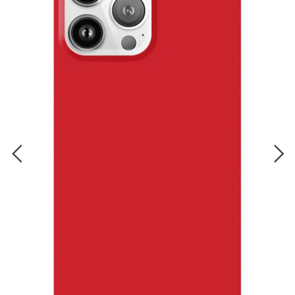 Red Silicone Phone Case